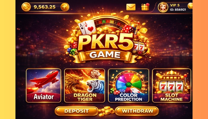 PKR5 Game dashboard image